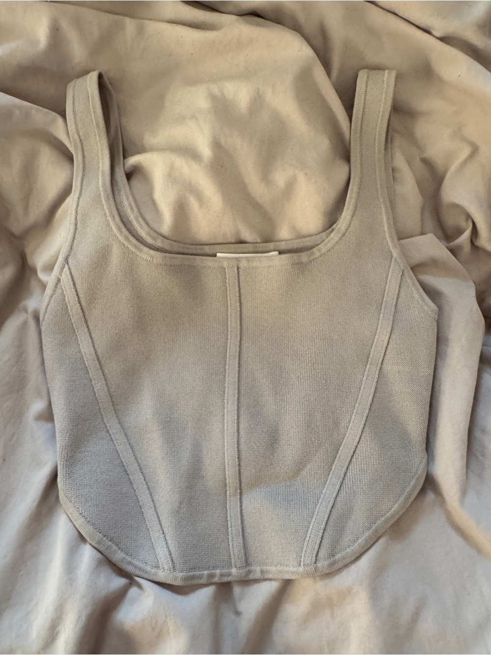 Aritzia Babaton Sculpt Knit Bustier Top